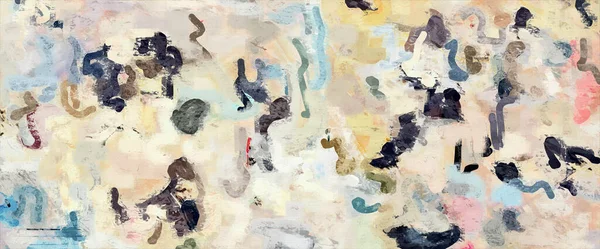 Ölmalerei Abstrakter Farbiger Hintergrund Abstraktion Stil Des Impressionismus Moderne Surrealistische — Stockfoto