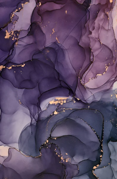 반투명의 끈적거리는 금속성의 소용돌이 색깔의 안개가 텍스처의 풍경을 알코올 기법으로 스톡 이미지