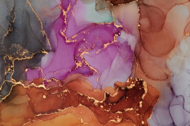 Soyut bulutlar. Modern fütüristik desenli mermer yarı şeffaf renk dokusu, çok renkli dinamik arkaplan, sıvı boya sanatı..