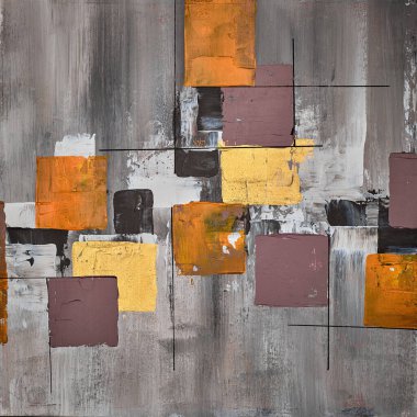 Modern empresyonizm tekniği. Duvar baskı şablonu. Soyut resim sanatı. Boya arkaplan dokusunun kuru fırçasıyla çizilmiş. Yağlı boya tarzı. Web ya da grafik tasarımı için sanatsal desen