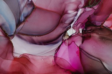 Sıvı mürekkep tekniğiyle doğal lüks, akışkan sanat resimleri. Şefkatli ve rüya gibi duvar kağıtları. Renklerin karışımı şeffaf dalgalar ve altın girdaplar yaratır. Posterler ve diğer basılı materyaller için