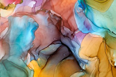 Sıvı mürekkep tekniğiyle doğal lüks, akışkan sanat resimleri. Şefkatli ve rüya gibi duvar kağıtları. Renklerin karışımı şeffaf dalgalar ve altın girdaplar yaratır. Posterler ve diğer basılı materyaller için