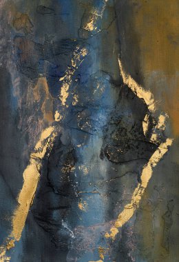 Yağlı boya çizimi. Soyut renkli arkaplan. İzlenimcilik tarzında soyutlama. Modern sürrealist resim. Duvar dekorasyonu için iyi bir poster. Gerçeküstü tasarım. El çizimi desen şablonu.