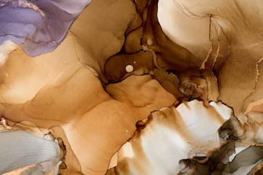 Soyut bulutlar. Modern fütüristik desenli mermer yarı şeffaf renk dokusu, çok renkli dinamik arkaplan, sıvı boya sanatı..