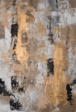 Yağlı boya çizimi. Soyut renkli arkaplan. İzlenimcilik tarzında soyutlama. Modern sürrealist resim. Duvar dekorasyonu için iyi bir poster. Gerçeküstü tasarım. El çizimi desen şablonu