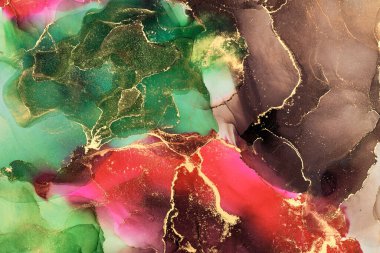 Soyut bulutlar. Modern fütüristik desenli mermer yarı şeffaf renk dokusu, çok renkli dinamik arkaplan, sıvı boya sanatı..