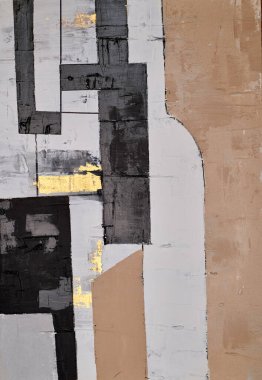 Renkli modern sanat eserleri, soyut boya vuruşları, yağlı boya tabloları. Akrilik sanat, sanatsal doku. Fırça darbeleri ve lekeler grunge arkaplan, elle boyanmış desen