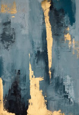 Tuval üzerindeki grunge desenli soyut çok renkli resim. Sanat eserleri fırça darbesi, sıçrama rengi ve yağ, akrilik boya elementi. Duvar kağıdı arkaplanı için çağdaş sanat