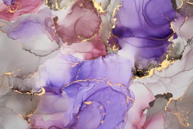 Şeffaf renk akımları, yılan gibi kıvrılan metalik girdaplar ve köpüklü renk spreyleri bu serbest akan dokuların manzarasını şekillendirir. Sıvı mürekkep tekniğiyle doğal lüks, akışkan sanat resimleri.