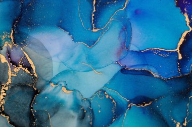 Soyut bulutlar. Modern fütüristik desenli mermer yarı şeffaf renk dokusu, çok renkli dinamik arkaplan, sıvı boya sanatı..