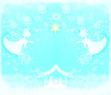 Meleklerle ve Beytüllahim 'le dekore edilmiş.. 