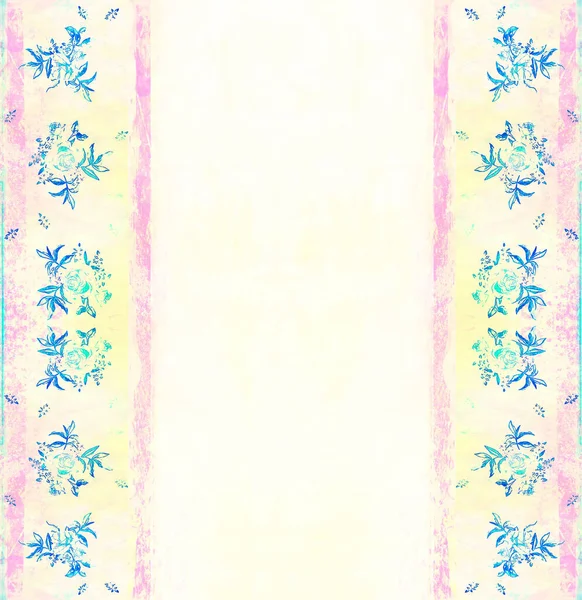 Vintage Tapety Kwiatowym Wzorem Miejsca Tex — Zdjęcie stockowe