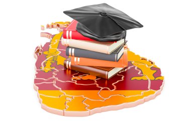 Sri Lanka konsepti eğitimi, 3 boyutlu görüntüleme beyaz arka planda izole edildi