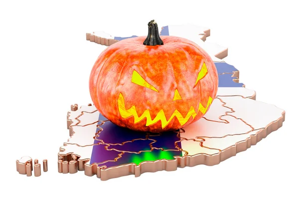 Halloween Finnland Konzept Darstellung Isoliert Auf Weißem Hintergrund — Stockfoto
