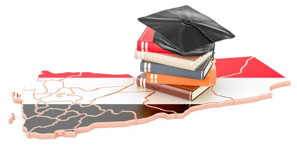 Education Yemen Concept Rendering Isolated White Background — Stock Photo, Image