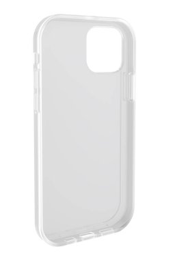 Silikon şeffaf cep telefonu plastik kutu, 3d render