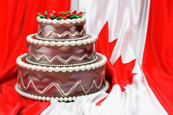 Brooke Bakes : Red Velvet Canada Day Cake