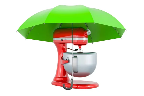 Stand Mixer Umbrella Rendering Isolated White Background — Stock Photo, Image