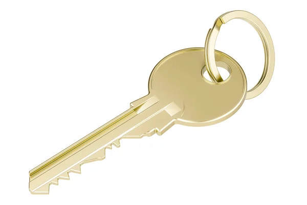 Schlüssel Schlüsselbund Darstellung Isoliert Auf Weißem Hintergrund — Stockfoto