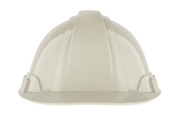 Άσπρο Καπέλο Μπροστινή Όψη Απόδοση Απομονωμένη Λευκό Φόντο — Φωτογραφία Αρχείου