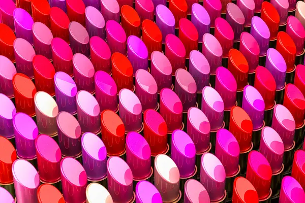 Background Lipsticks Lipstick Background Different Colors Rendering — Stock Photo, Image