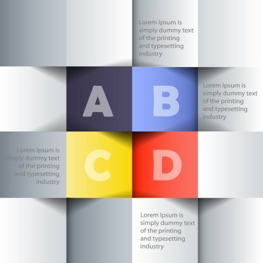 Bilgi elementleri - Şeffaf gölgeler, tüm yüzeylere yerleştirilmesi kolay