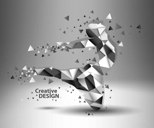 Modelo Fundo Design Criativo — Vetor de Stock