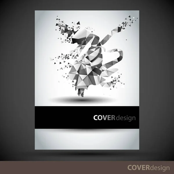 Cover Design Brochure Template Flyer Design Can Used Concept Your — Stock Vector