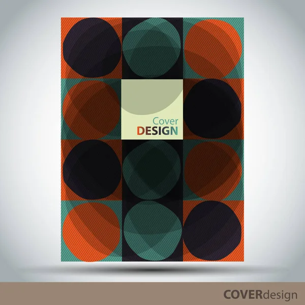 Design Capa Modelo Folheto Design Folheto Pode Ser Usado Como — Vetor de Stock
