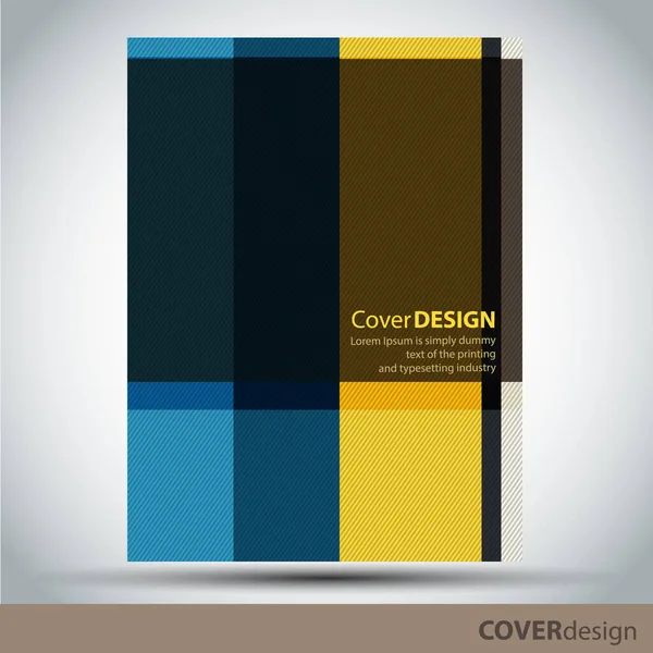 Design Capa Modelo Folheto Design Folheto Pode Ser Usado Como — Vetor de Stock