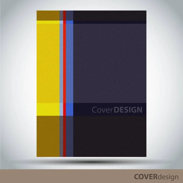 Design Capa Modelo Folheto Design Folheto Pode Ser Usado Como —  Vetores de Stock
