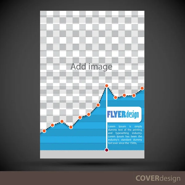Omslag Ontwerp Brochure Template Flyer Ontwerp Kan Worden Gebruikt Als — Stockvector