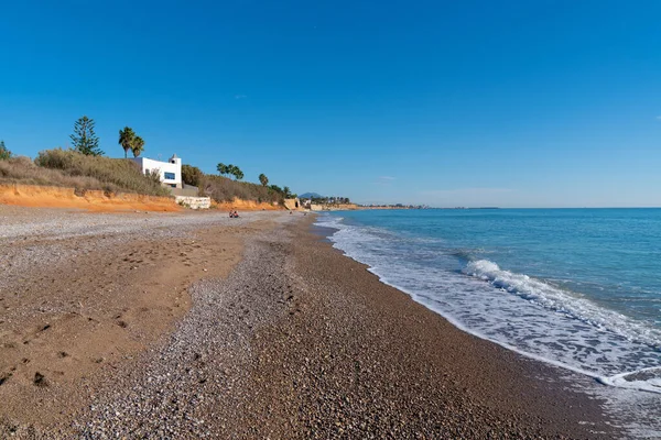 Benicarlo Spanien Strand Platja Mar Xica Der Nähe Von Alegria — Stockfoto