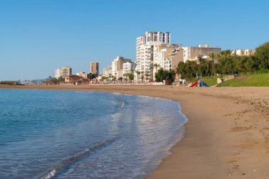 Costa del Azahar İspanya Peniscola ve Benicarlo Castellon 'un kuzeyinde yer alan Vinaros kasabası 