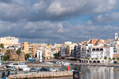 L 'Ametlla de Mar İspanya liman kenti Tarragona ili Katalonya 