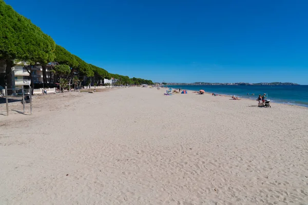 Platja Esquirol One Sandy Beaches Golden Coast Cambrils Spain Costa — Stock Photo, Image