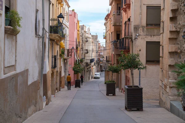 Historic Old Town Street Selva Del Camp Tarragona Province Spain — Stock Photo, Image