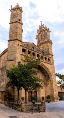 San Andres church Elciego Alava Basque Country Spain