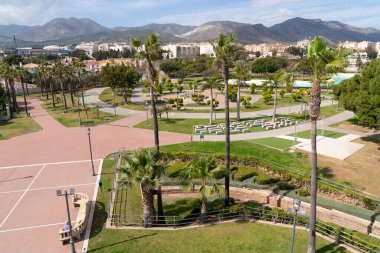 Torremolinos Parque La Bateria parkı turistik eğlence merkezi Costa del Sol, Endülüs İspanya