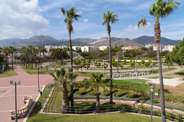 Torremolinos Parque Bateria Touristenattraktion Costa Del Sol Andalusien Spanien Mit — Stockfoto