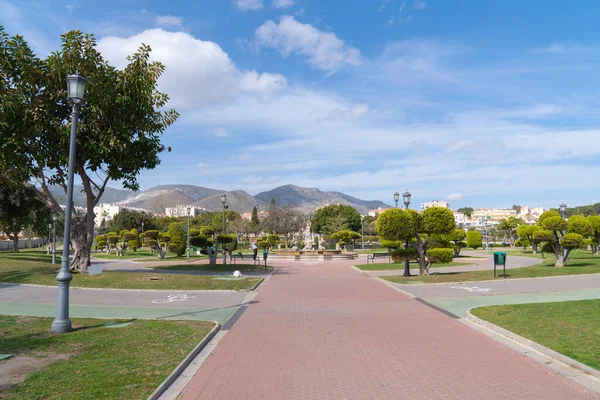 Torremolinos Park Bateria Andalusien Spanien Westlich Von Mlaga Costa Del — Stockfoto