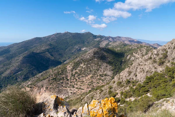 Top Monte Calamorro Benalmadena Spain Cable Car Tourist Attraction Costa — Stock Photo, Image