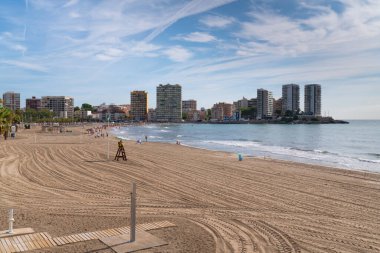 Oropesa del Mar Castellon ili Valencia bölgesi İspanya la Concha plajı