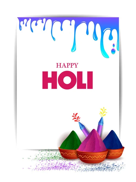 인도의 Color Happy Holi 스톡 일러스트레이션