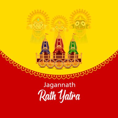 Hindu tanrısı Lord Jagannath 'ın Rath Yatra Savaş Arabası Festivali' nin temsilcisi Odisha Hindistan 'da kutlandı.