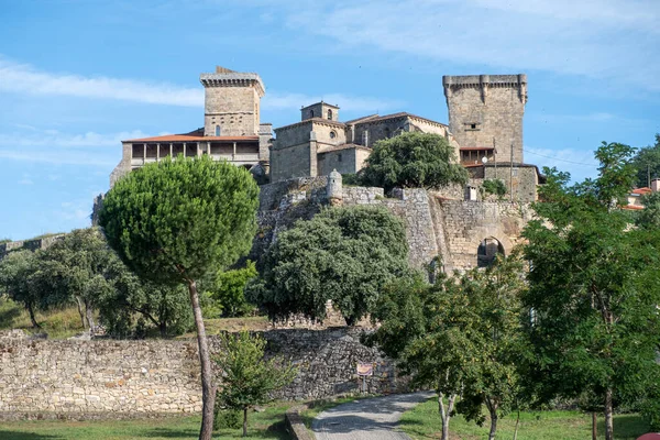 Vista Fortaleza Medieval Monterrei Ourense Galicia España — Foto de Stock