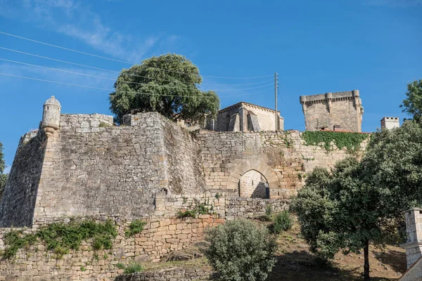 Vista Parcial Fortaleza Medieval Monterrei Ourense Galicia España — Foto de Stock