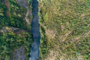 Dağ Nehri Kanyonu 'nun havadan görünüşü