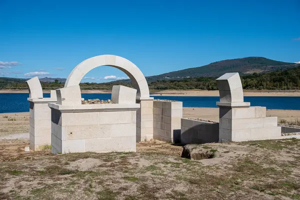 Aquis Querquennis Roma kampı, Bande, Ourense bölgesi, Galiçya, İspanya. Arkeolojik alan