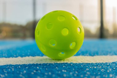 Pickleball sahasında bir yankesiciye yaklaş.
